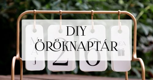 öröknaptár készítése házilag diy