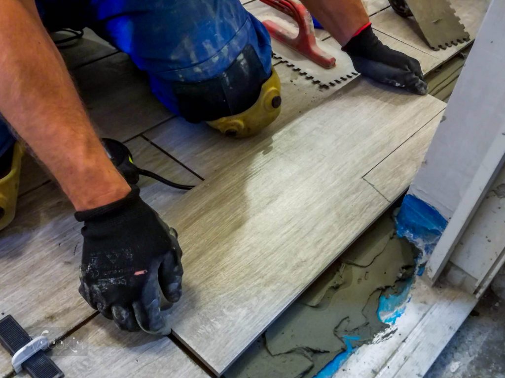 Csempevágás előtt...