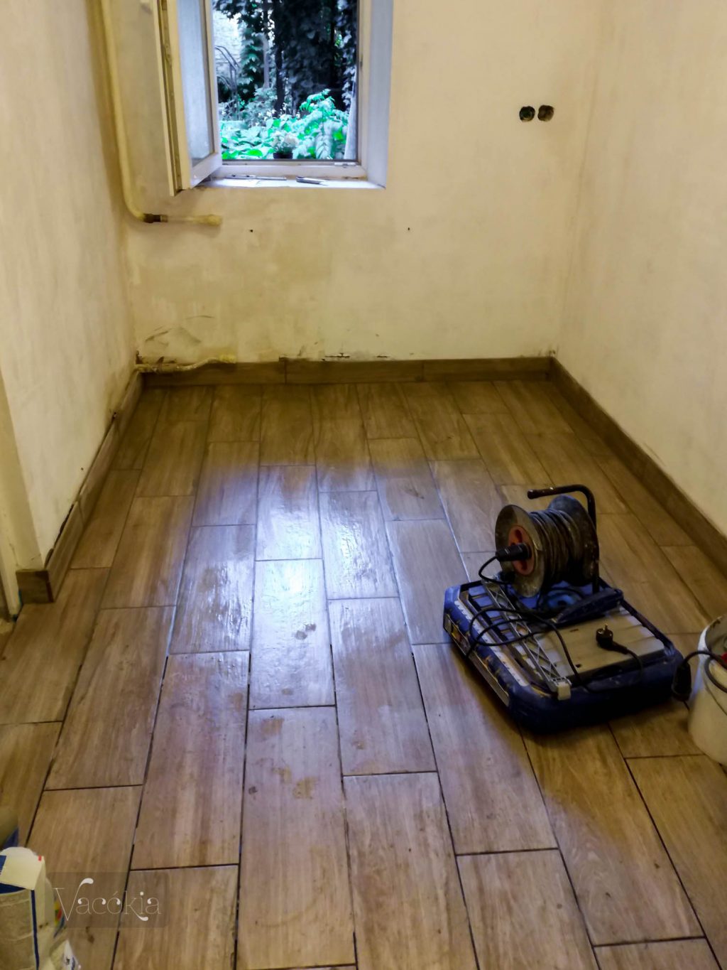 A fél nappali már kész