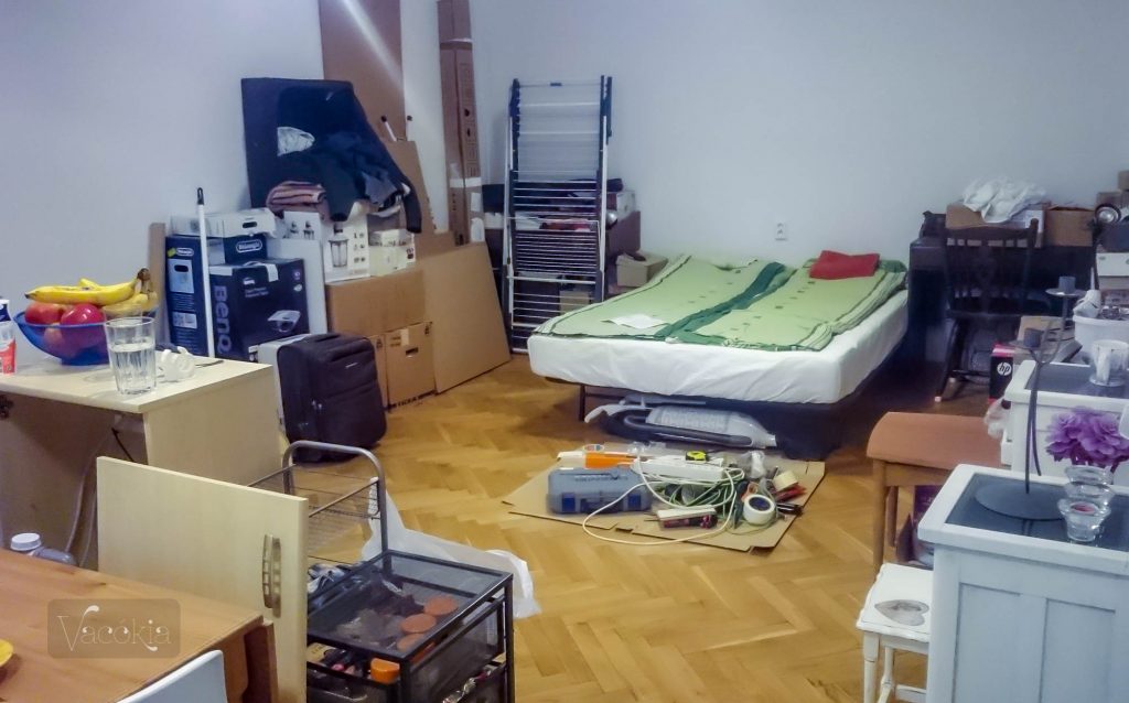 A lakás másik fele mindeközben így nézett ki