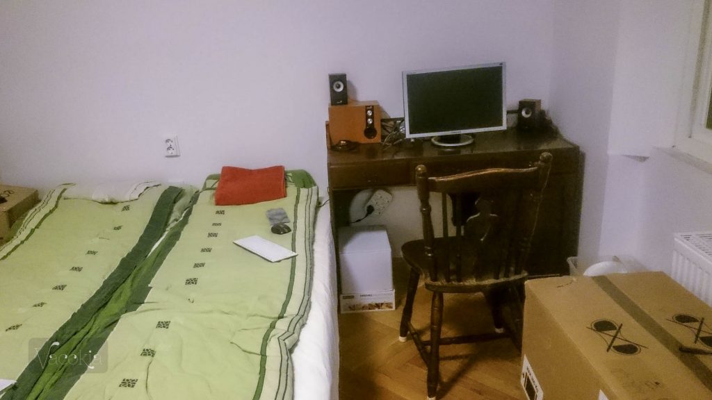A Vacok sarok ősállapota, még a bútorfelújítások előtt