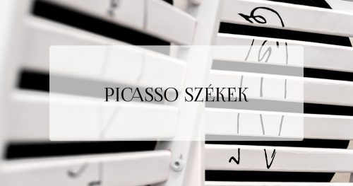 Picasso vonalrajz - szék festése - falidísz DIY