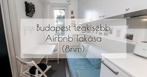 8 négyzetméteres minilakás tinyFlat Budapest